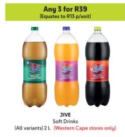 JIVE Soft Drinks (All variants) any 3 