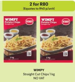 WIMPY Straight Cut Chips 1 kg