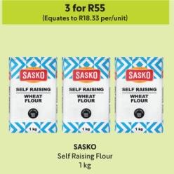 SASKO Self Raising Flour 1 kg 