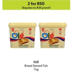 EPIC OLÉ Bread Spread Tub 1 kg 