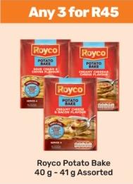 Royco Potato Bake 40 g - 41 g Assorted Any 3