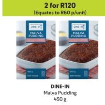 DINE-IN Malva Pudding 450 gm 