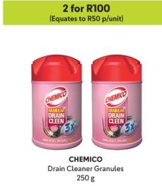 CHEMICO Drain Cleaner Granules 250 gm 