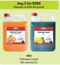 ARO Dishwash Liquid (All variants) 5L Any 2 