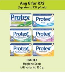 Protex Hygiene Soap (All variants) 150g Any 6