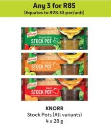 KNORR Stock Pots (All variants) any 3 