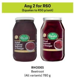 RHODES Beetroot (All variants) any 2 