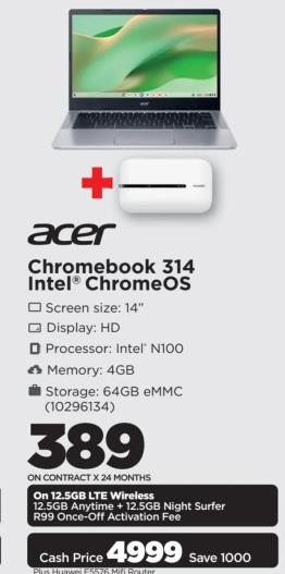 Acer Chromebook 314 Intel ChromeOS