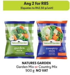 Any 2 NATURES GARDEN Garden Mix or Country Mix 900 g