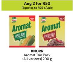 Any 2 KNORR Aromat Trio Pack (All variants) 200 g