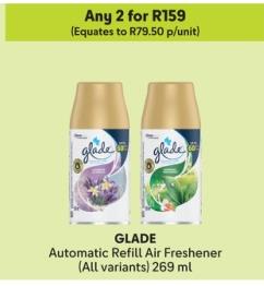 Any 2 GLADE Automatic Refill Air Freshener (All variants) 269 ml