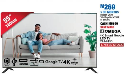 Omega 4K Smart Google LED TV