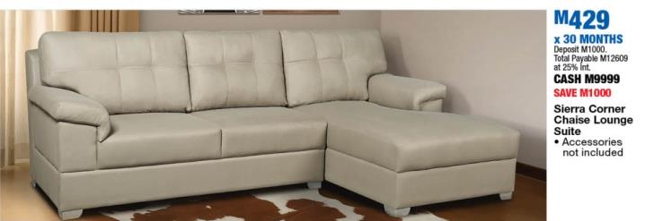 Sierra Corner Chaise Lounge Suite