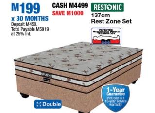 Restonic 137cm Rest Zone Set