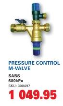 PRESSURE CONTROL M-VALVE