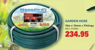 HOSE PRO GARDEN HOSE 15ml x 12mm + Fittings