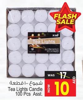 Tea Lights Candle 100 Pcs Asst.