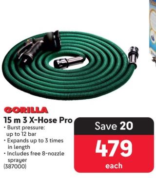 Gorilla 15 m 3 X-Hose Pro 