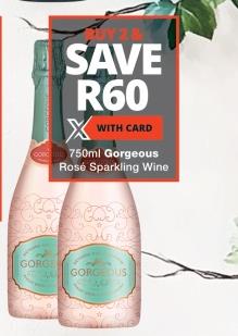 Gorgeous Rosé Sparkling Wine 750 ml 