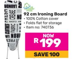 The Laundry House 92 cm Ironing Board