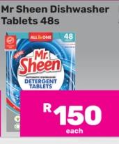 Mr Sheen Dishwasher Tablets 48s