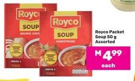 Royco Packet Soup 50g Assorted