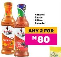 Nando's Sauce 250ml Assorted Any 2