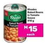 Rhodes Baked Beans in Tomato Sauce 410g