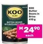 Koo Butter Beans in Brine 410g