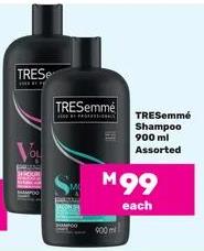 TRESemmé Shampoo 900ml Assorted