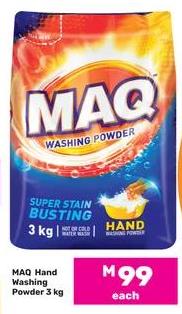 Maq Hand Washing Powder 3 kg 