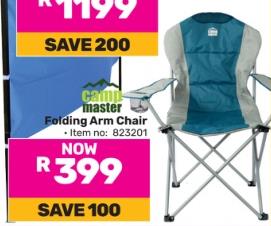 Camp Master Folding Arm Chair 