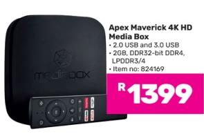 Apex Maverick 4K HD Media Box