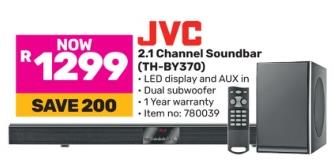 JVC 2.1 Channel Soundbar (TH-BY370)