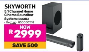 SKYWORTH 5.1 Channel Home Cinema Soundbar System