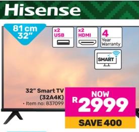 Hisense 32" Smart TV