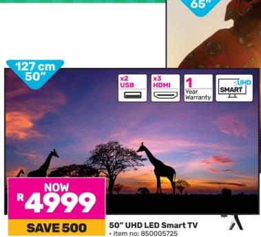 JVC 50" UHD LED Smart TV