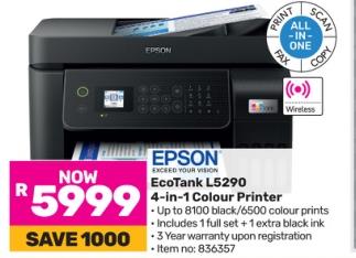 EPSON EcoTank L5290 4-in-1 Colour Printer