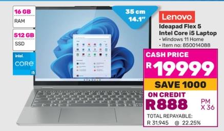 Lenovo Ideapad Flex 5 Intel Core i5 Laptop