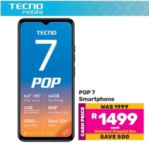 Tecno POP 7 Smartphone 64Gb