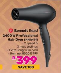 Bennett Read 2400 W Professional Hair Dryer (HHR411)