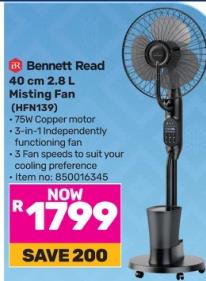 Bennett Read 40 cm 2.8 L Misting Fan (HFN139)