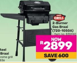 Expert Grill 2-Burner Gas Braai