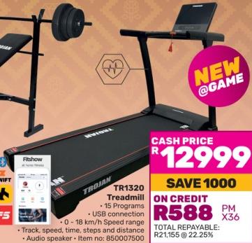 TROJAN TR1320 Treadmill