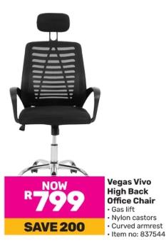 Vegas Vivo High Back Office Chair