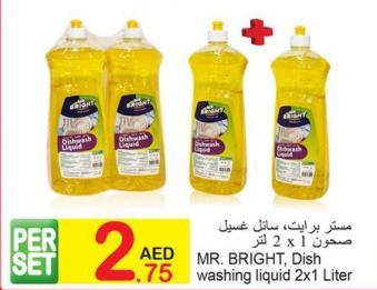 MR. BRIGHT, Dish washing liquid 2x1 Liter