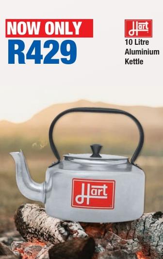 Hart 10 Ltr Aluminium Kettle 