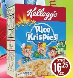 Kellogg's rice krispies 375gm