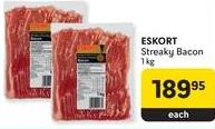 Eskort Streaky Bacon 1 kg 