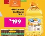 Great Value Sunflower Oil 2L